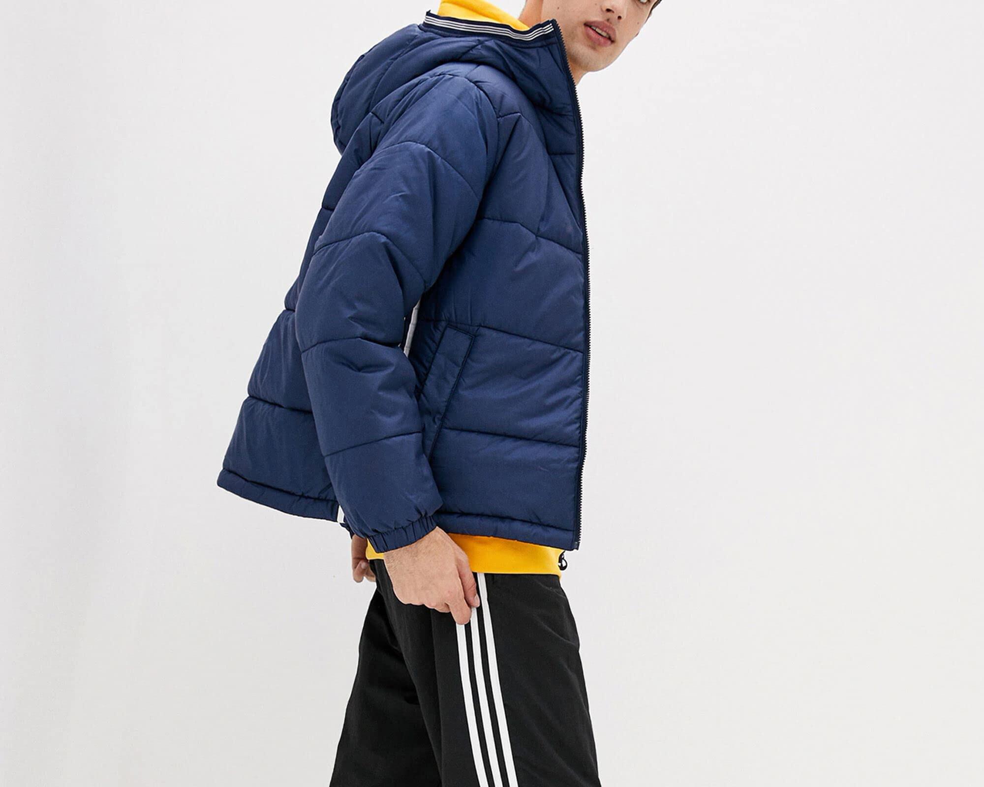 Adidas Pad Hooded Puff, Giacca sportiva per uomo 3/3