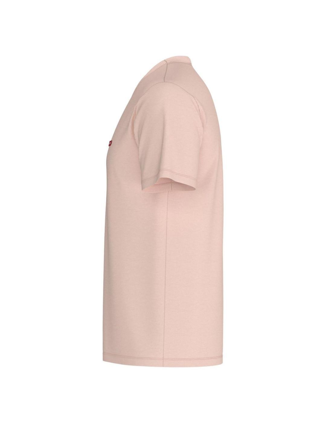 T-shirt pour homme Levi's Logo petit Rose 3/4