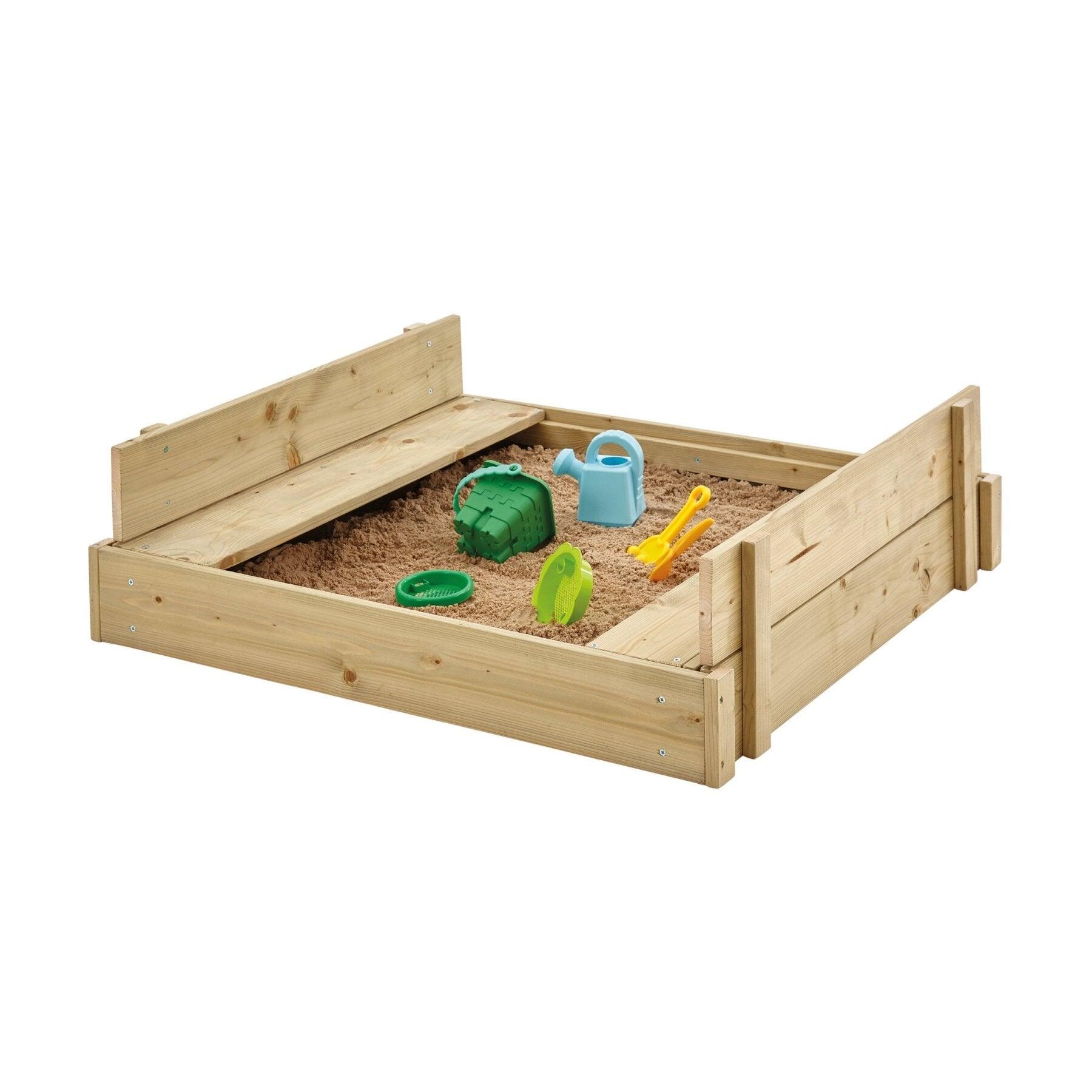Bac à sable avec bancs et kit accessoires EXPLORATEUR bois FSC® 5/5