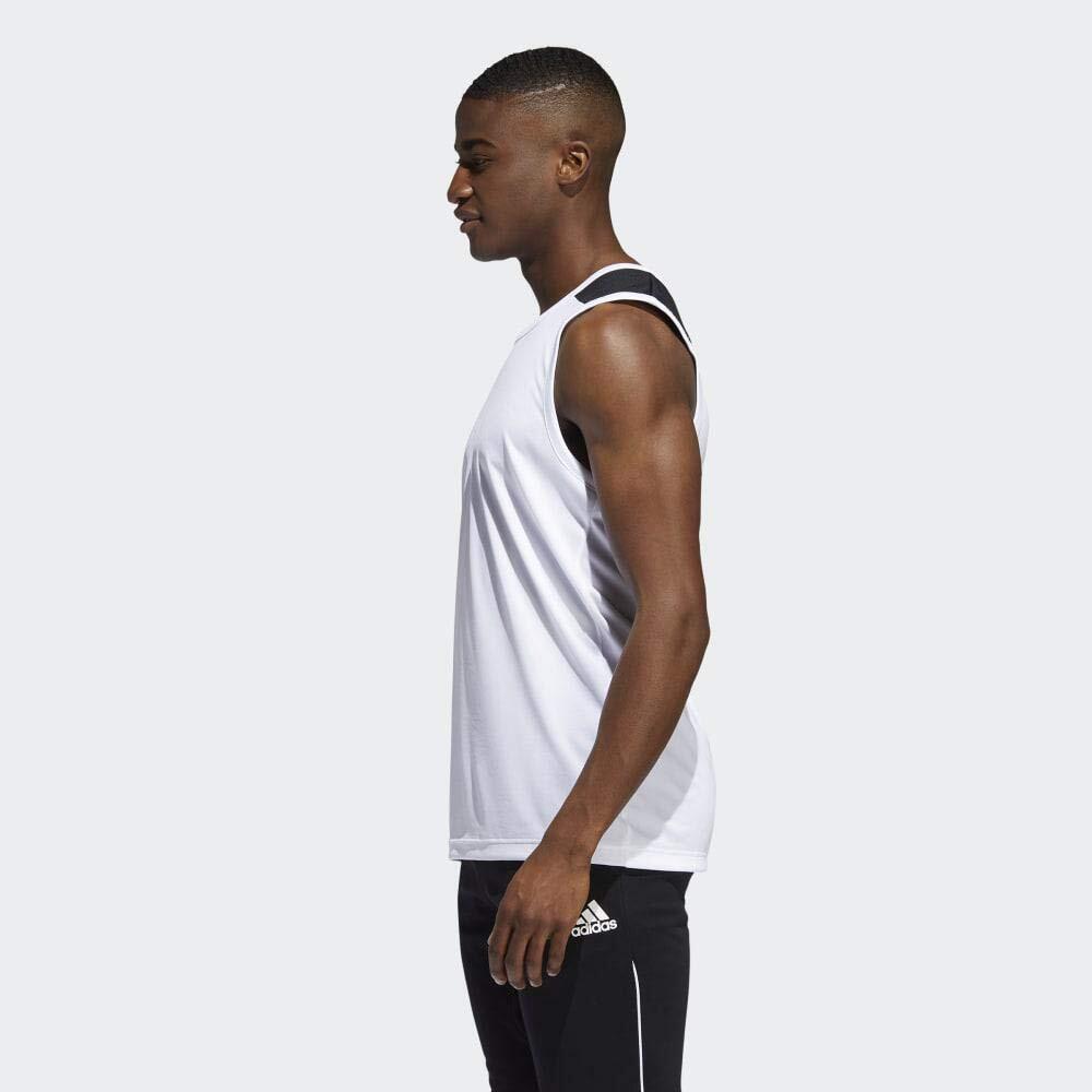 T-Shirt Adidas C365 Uomo in Bianco/Nero, Taglia L 3/6