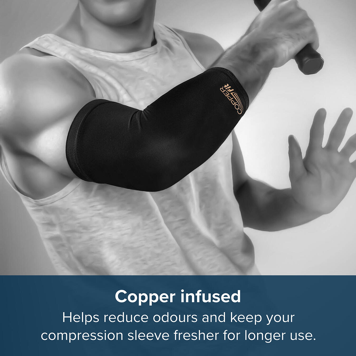 Copper Fit Freedom Elbow Sleeve (Medium) 2/7