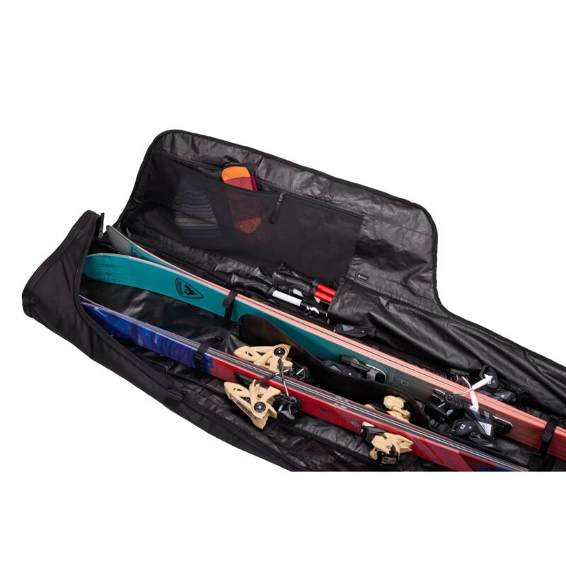 Geanta schi Thule RoundTrip Double Ski Roller 175cm, Negru, 2024
