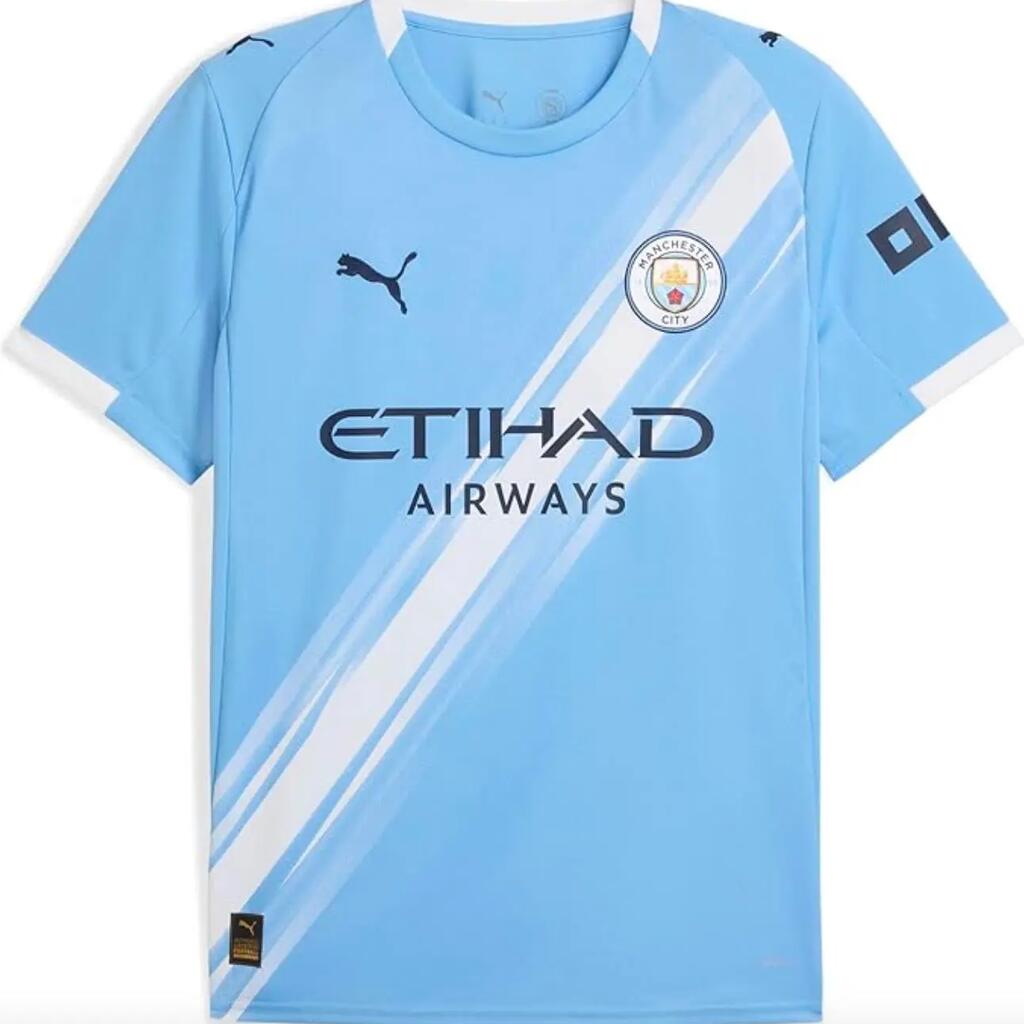 Manchester City Home Jersey Kids 2025/26