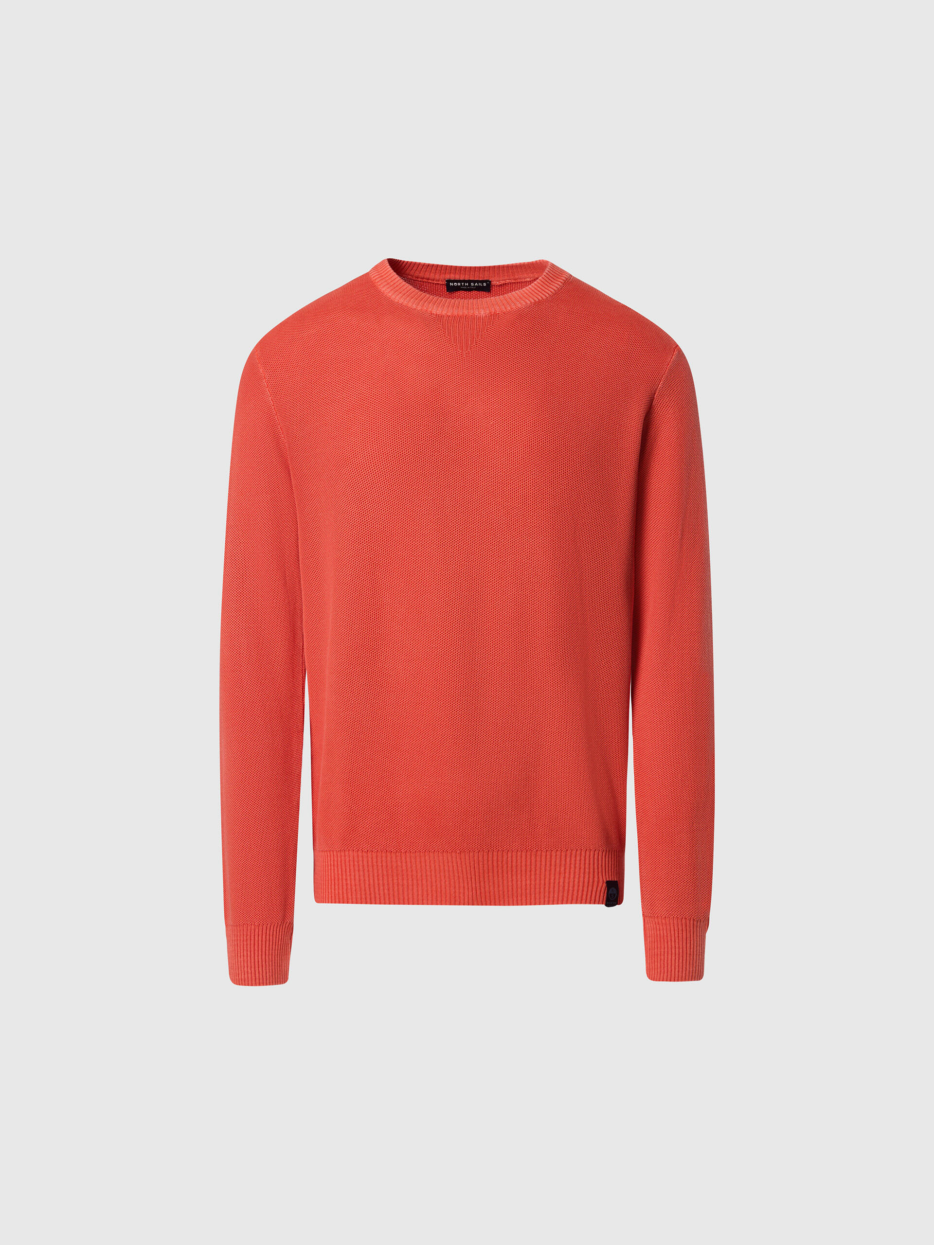 Jersey de nido de abeja con cuello redondo para hombre 3/3