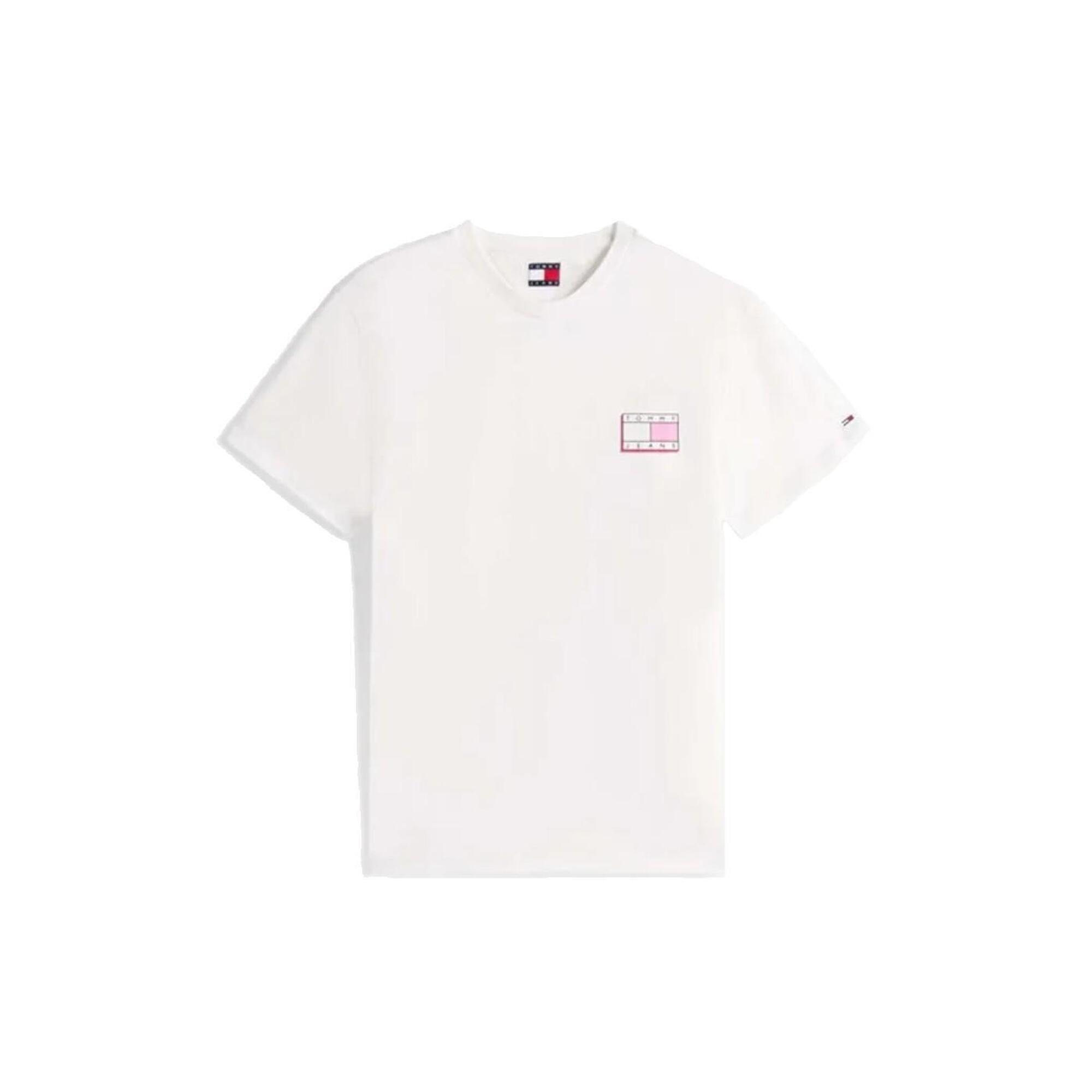 Tommy Hilfiger - T-shirt Pour Homme Tommy Hilfiger Slim Pop Blanc - T-shirt Manches Courtes - Blanc - 42 M/l - Decathlon