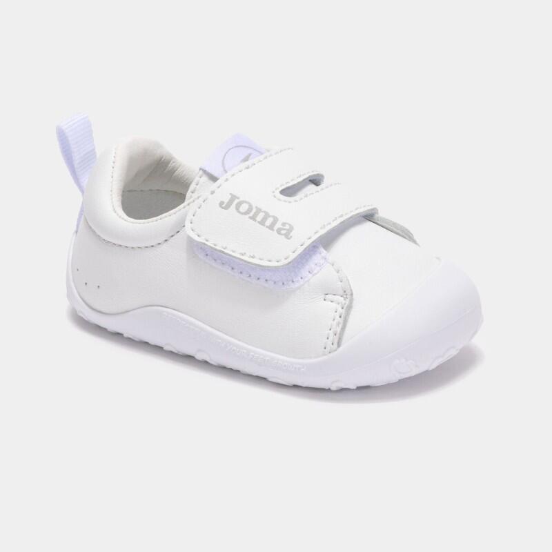 Zapatillas Barefoot Niños Joma Teddy Baby 2502 Blanco Respetuosas 2/3