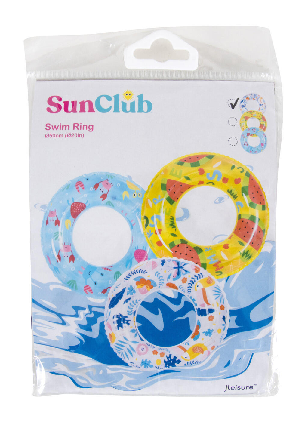 Koło dmuchane do pływania Sun Club dla dzieci 60CM tukan 3/3