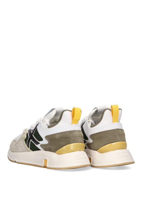 Deportivas Casual Hombre Suela Plana - Modelo Clik Blanco 4/6