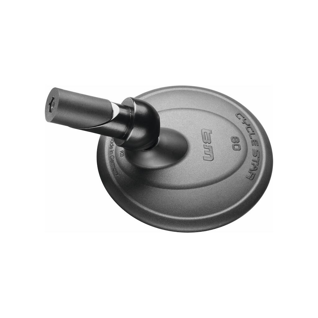 Cycle Star Bicycle Bar End Fitting Rear View Mirror 80mm Diameter Lens