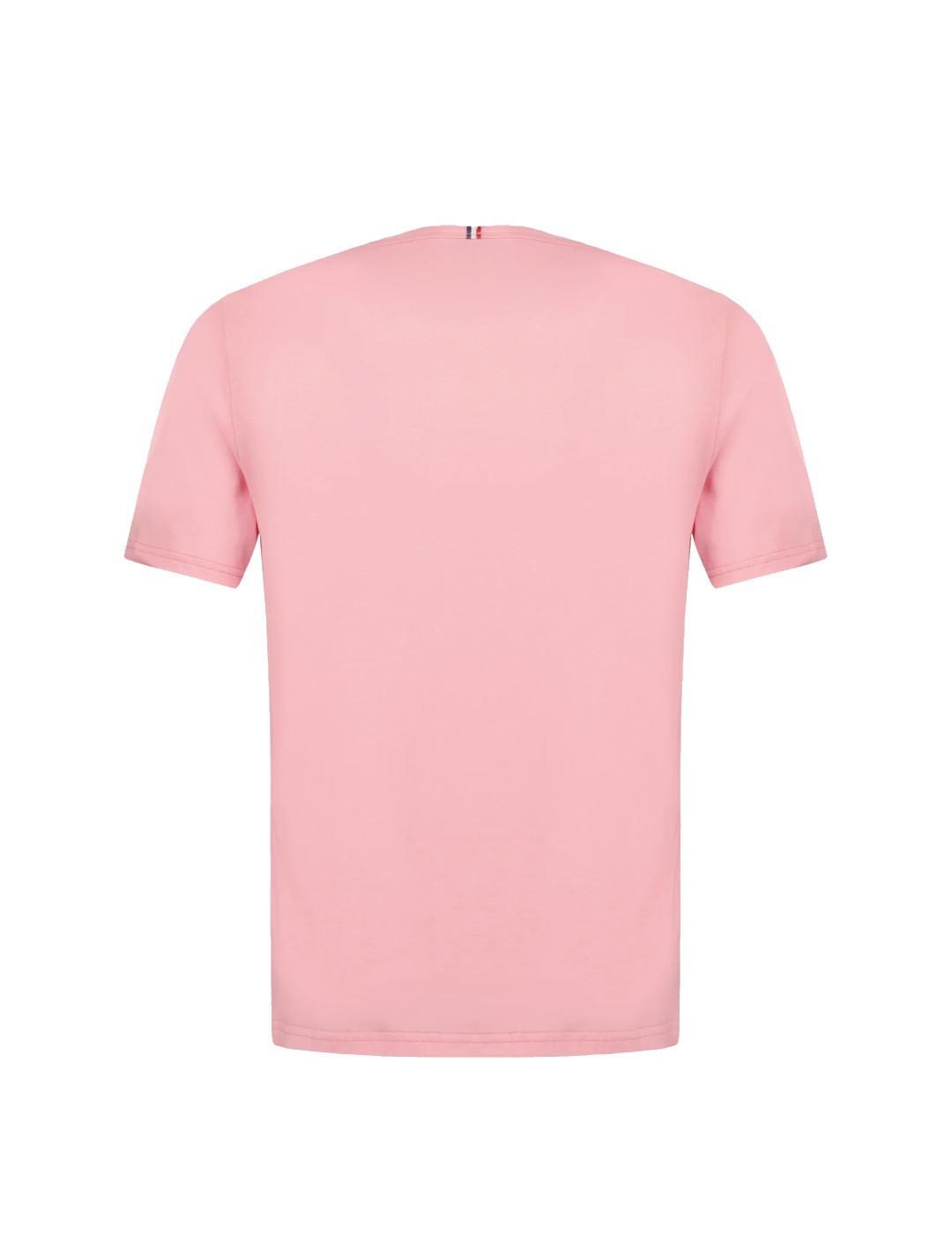 T-shirt pour homme Le coq sportif Monochrome Rose 2/5