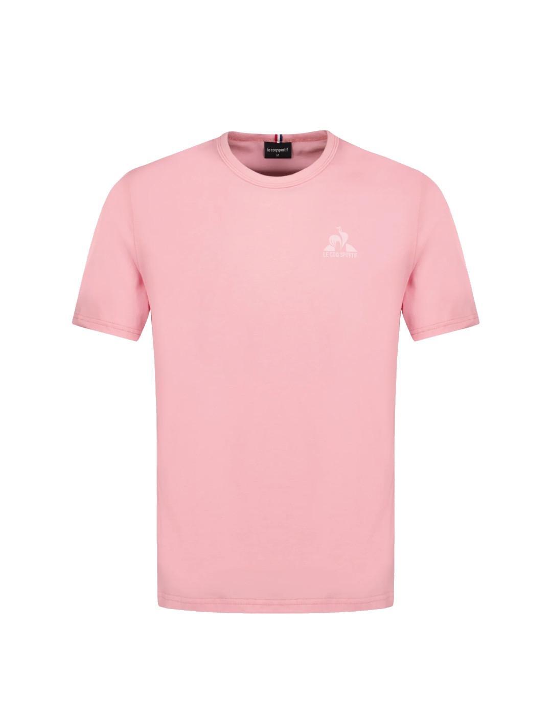 T-shirt pour homme Le coq sportif Monochrome Rose 1/5