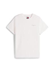 T-shirt pour homme Tommy Hilfiger Slim linear chest Blanc