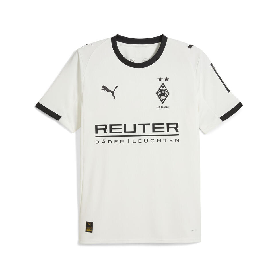Męska koszulka domowa Borussia Mönchengladbach 25/26 PUMA Warm White Black