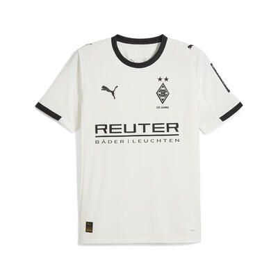 Borussia mönchengladbach 25/26 thuisshirt voor heren puma warm white black