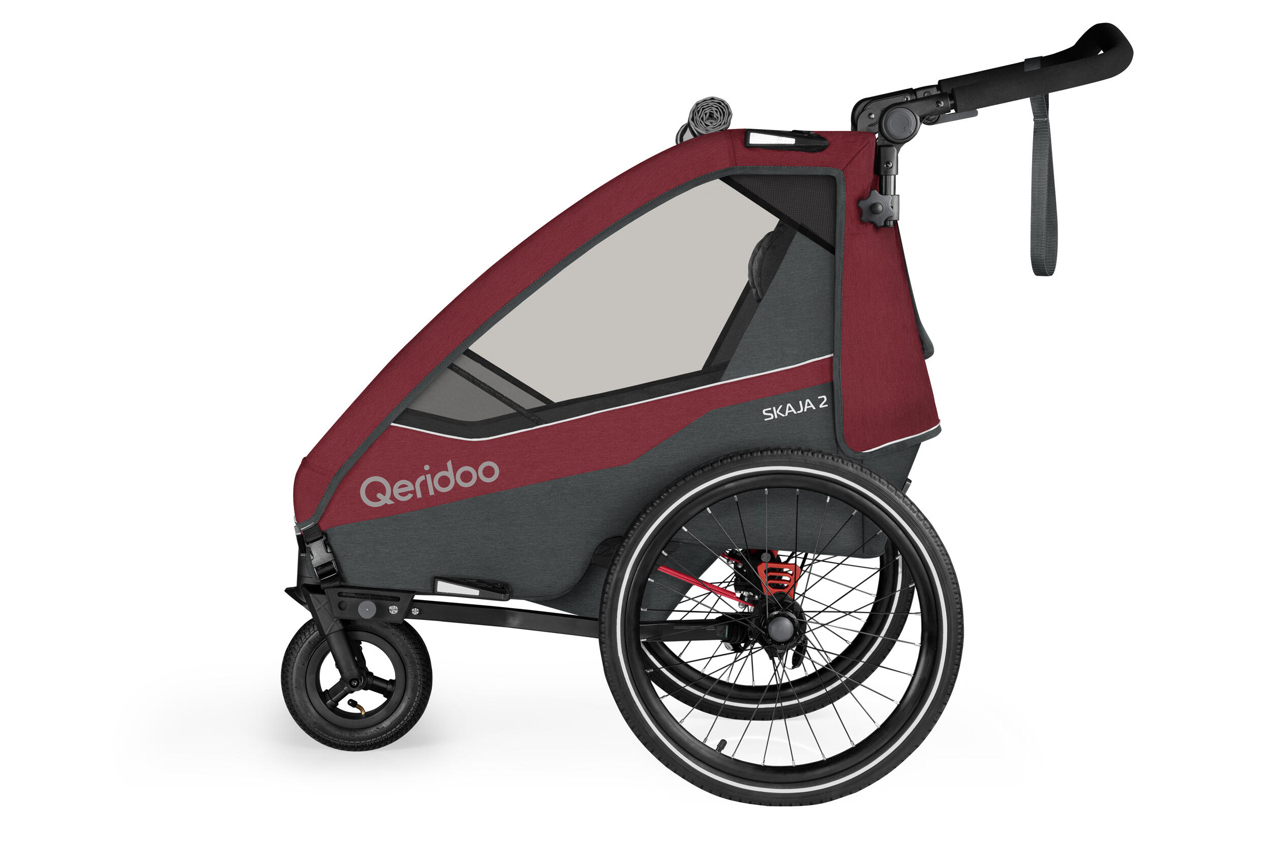 Qeridoo fietskar Skaja 2 Cayenne Red 2/5