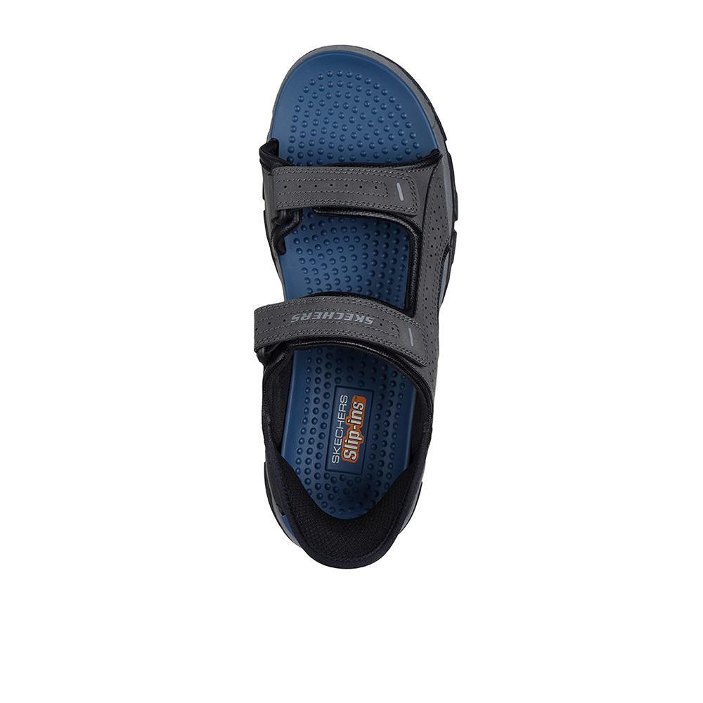 SANDALE Ajustable HOMME Skechers Slip-ins Tresmen Reece GRIS 3/5