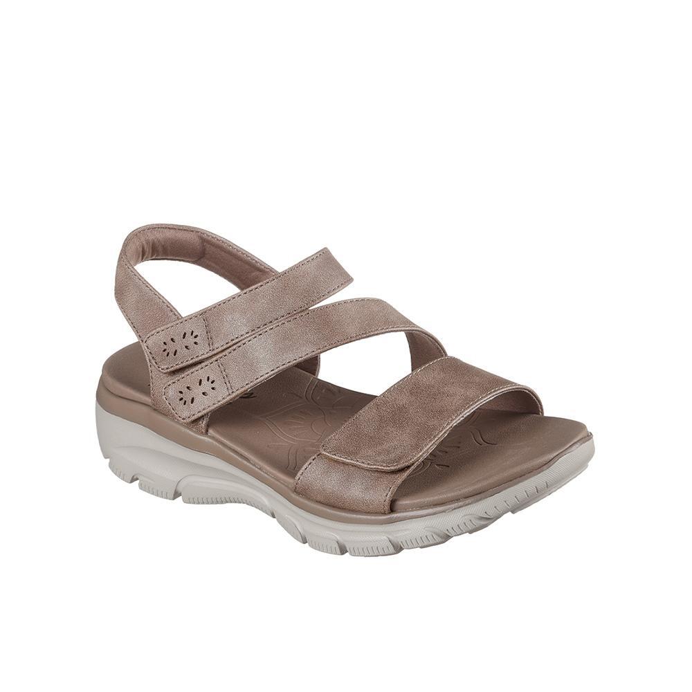 SANDALE Ajustable FEMME Skechers Bayshore All Day Chic GRIS 2/5