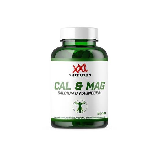 Cal & Mag - Calcium & Magnesium Supplement, Mineralen - 120 Capsules