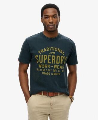 Arbeits-T-Shirt aus Baumwolle von SUPERDRY