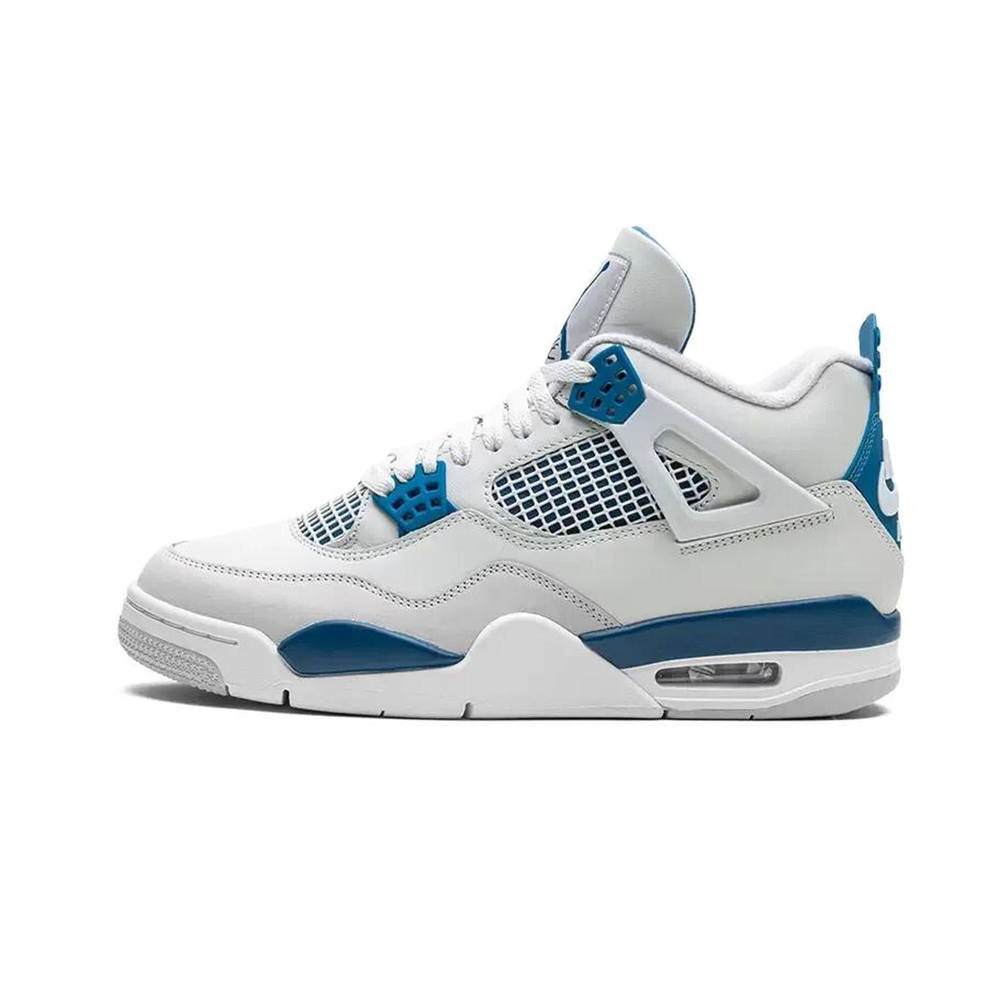 Nike - Air Jordan 4 Retro Military Blue (2024) - Baskets - Bleu - Decathlon
