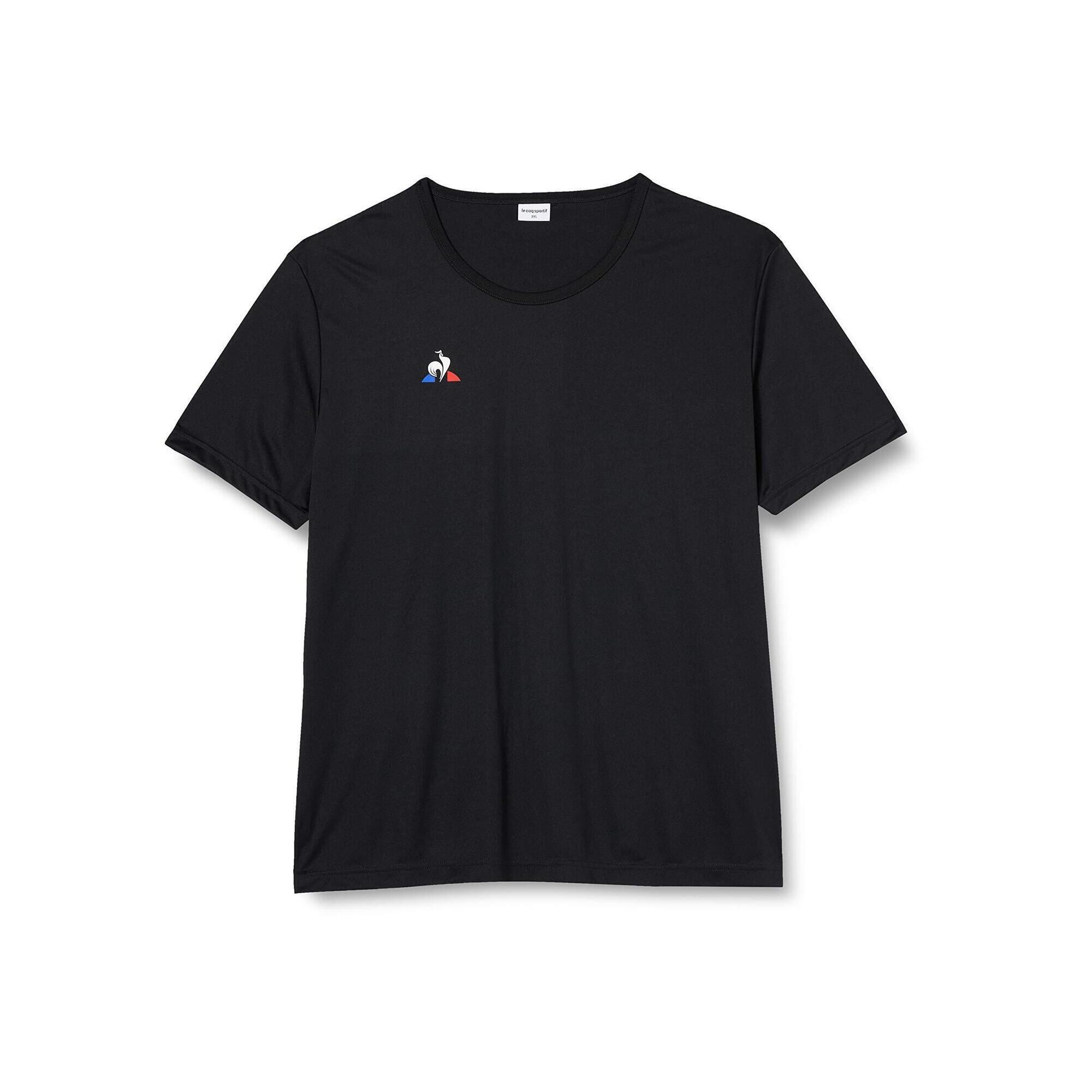 Le Coq Sportif - Le Coq Sportif N°1 Maillot Match Mc Noir, T-shirt Femme, 3xl - T-shirt Manches Courtes - Noir - Decathlon