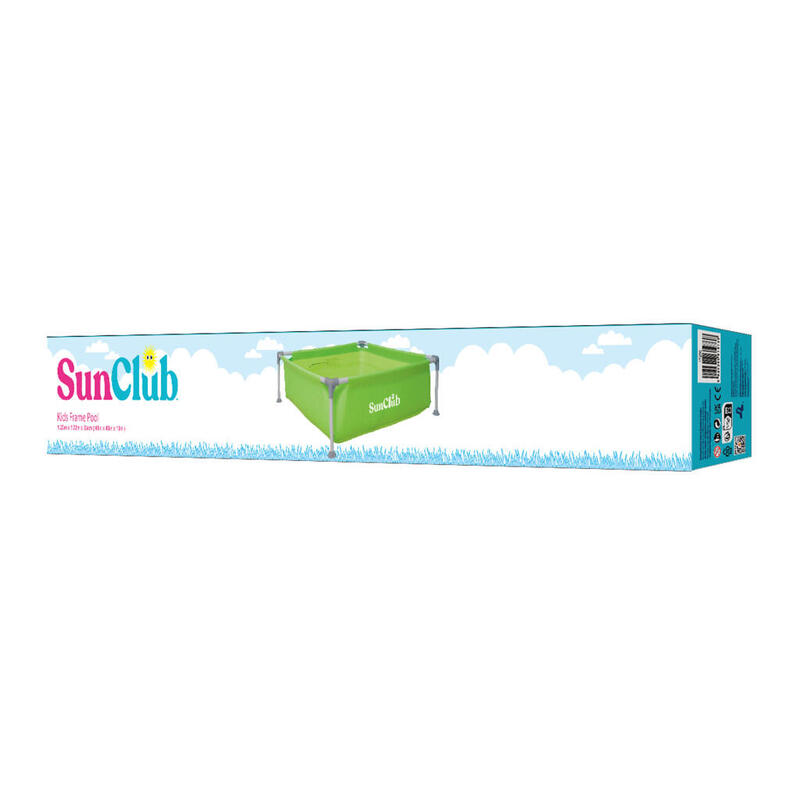 Piscina verde copii JILONG, Varsta recomandata 3 ani + Dimensiuni 122 cm x 122 c