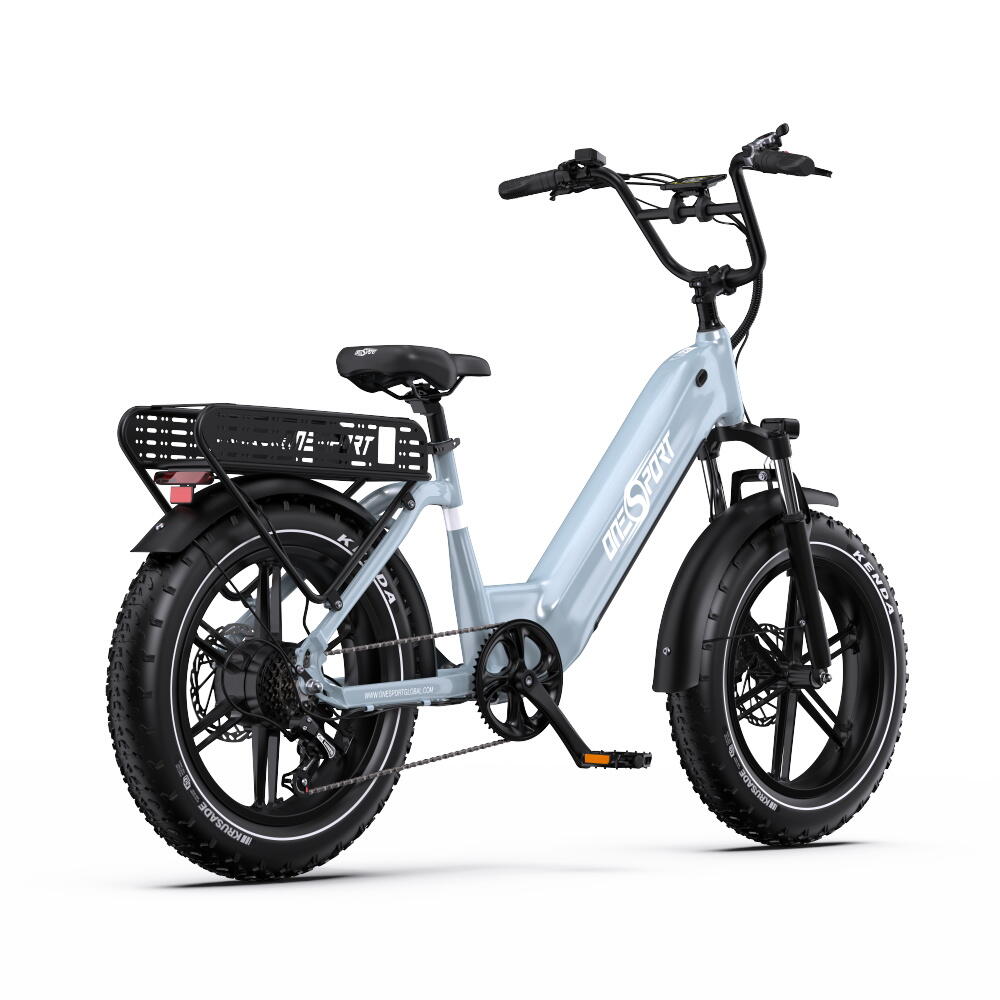 Bicicleta elétrica ONESPORT OT08, pneus largos, Shimano, travões hidráulicos 6/6