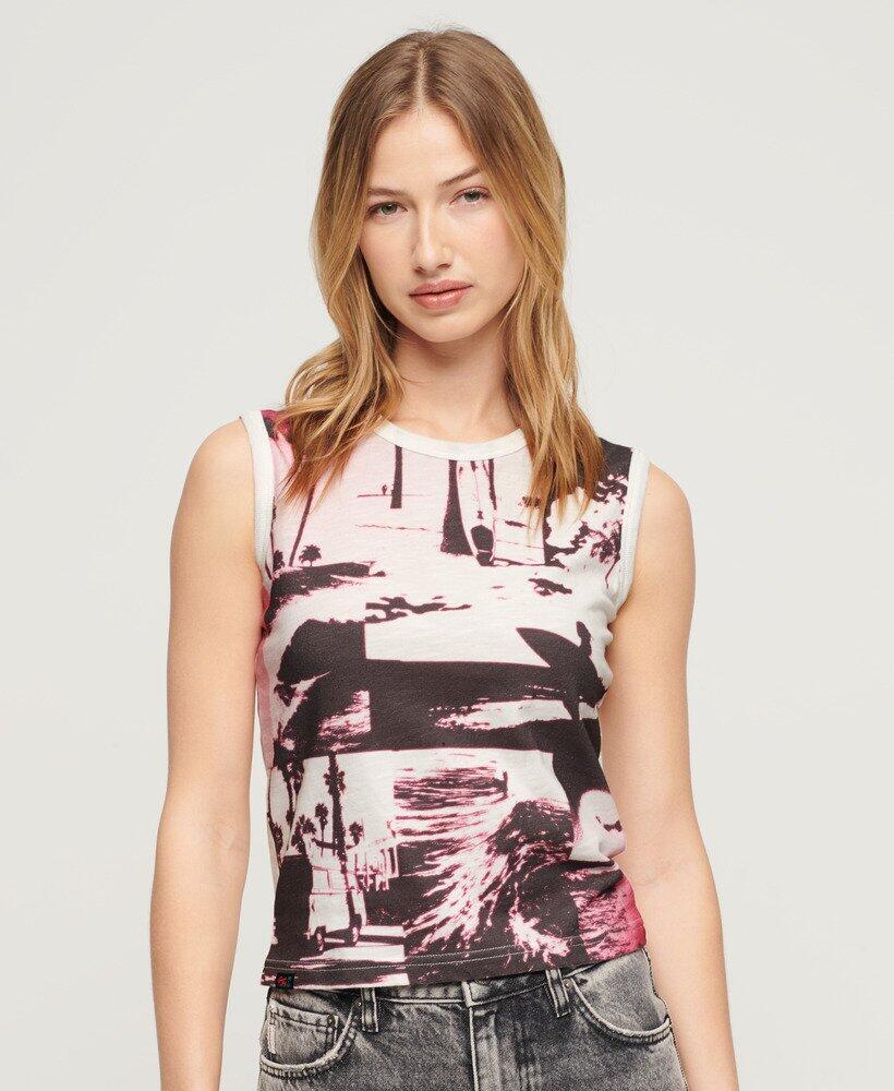 SUPERDRY Slim Logo Fotografisches Weste