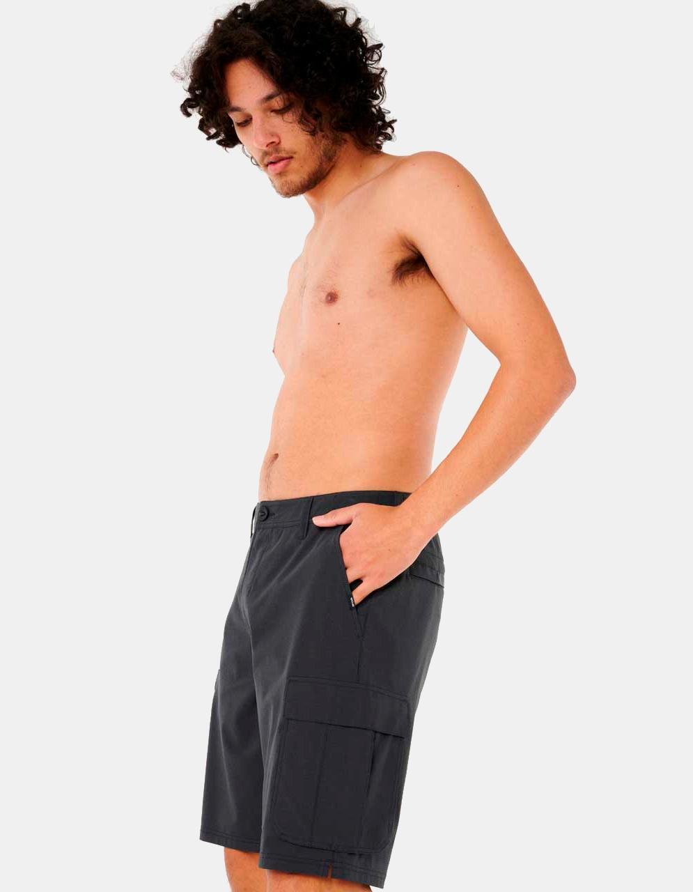 Rip Curl Boardwalk Classic Surf Cargo - Washed Black 6/7