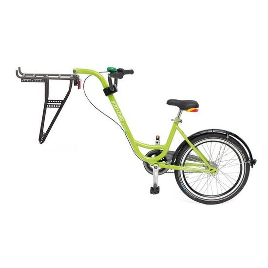 Roland Trailer add + bike grün, 20", 3-Gang Nabensch. m.Freilauf