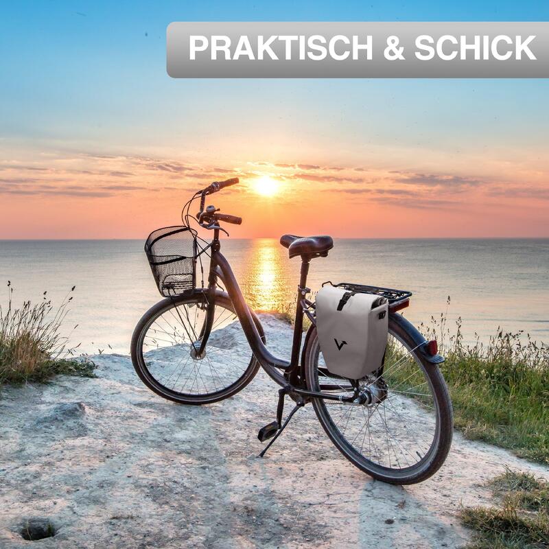 Sacoche velo Sacoche de porte-bagages velo etanche à vélo 20L bikepacking