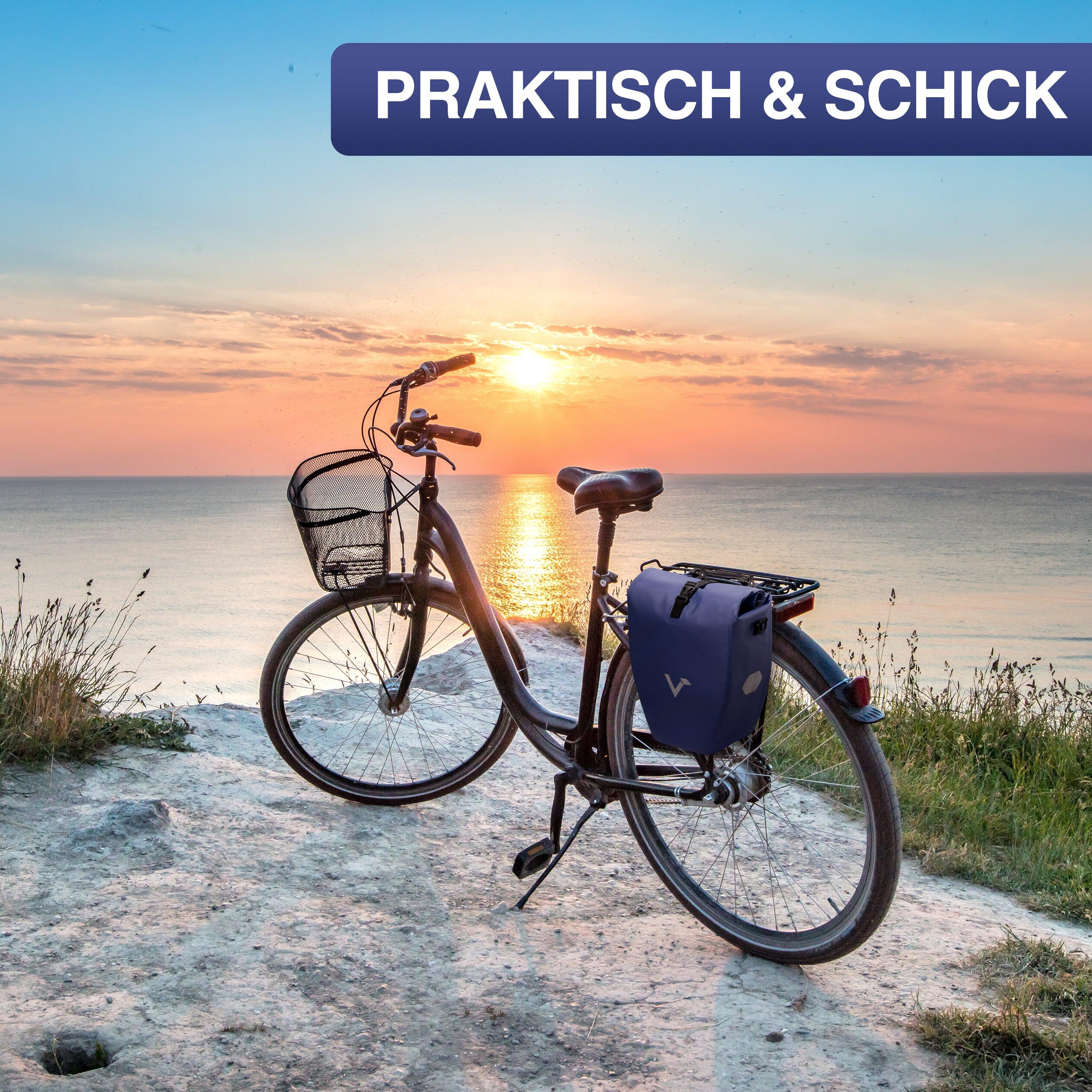 Fietstas voor bagagedrager Fiets Bagagedraagtas 20L waterdicht 6/7