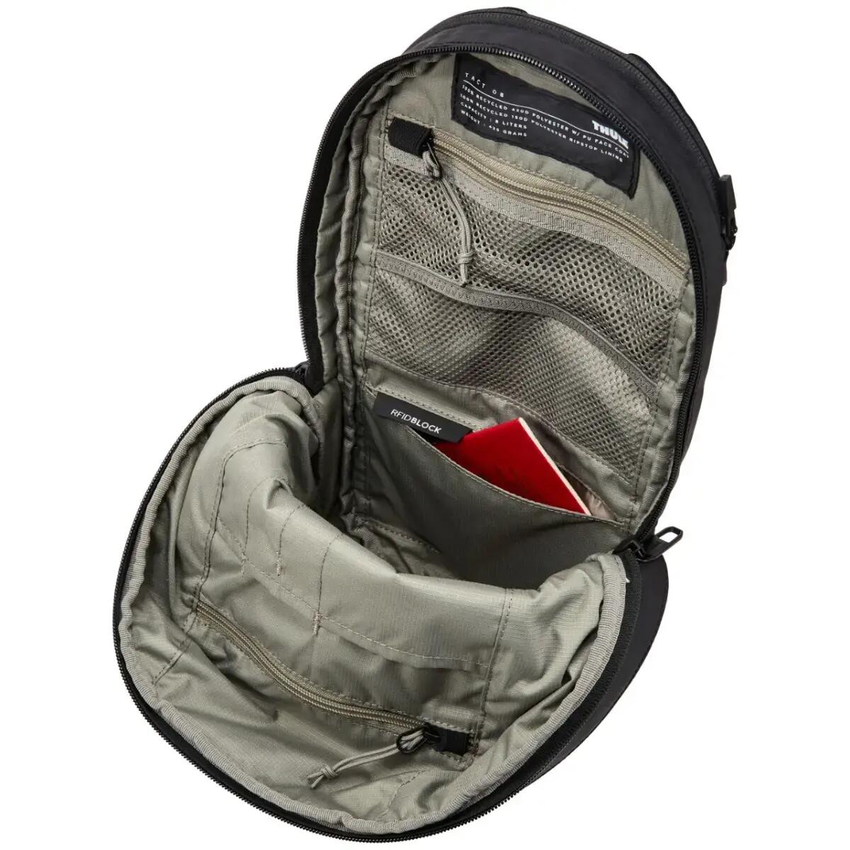 Geanta de umar, Thule, Tact, 8L Sling, Black, model 2024 7/7