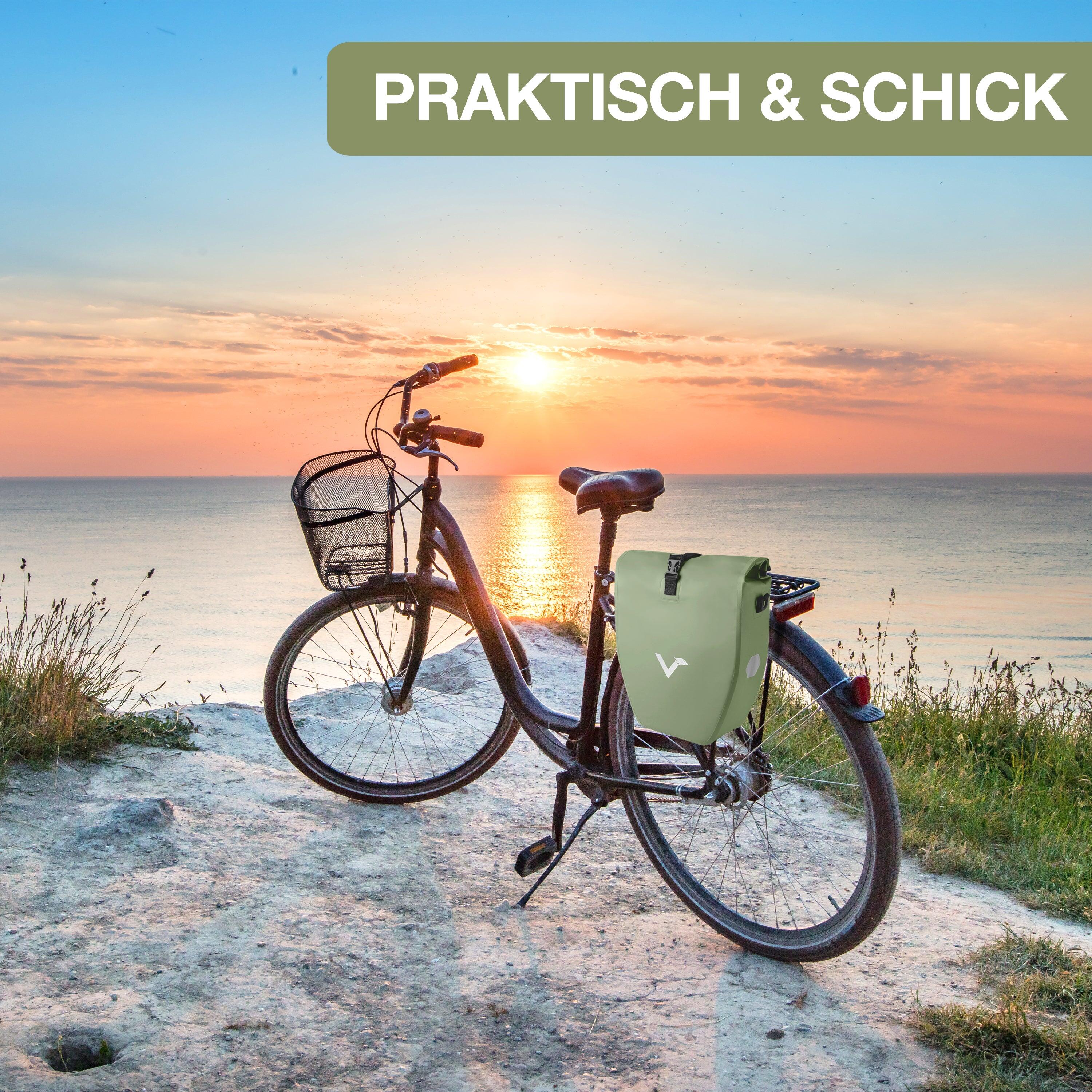 Sacoche velo Sacoche de porte-bagages velo etanche à vélo 20L bikepacking 6/7