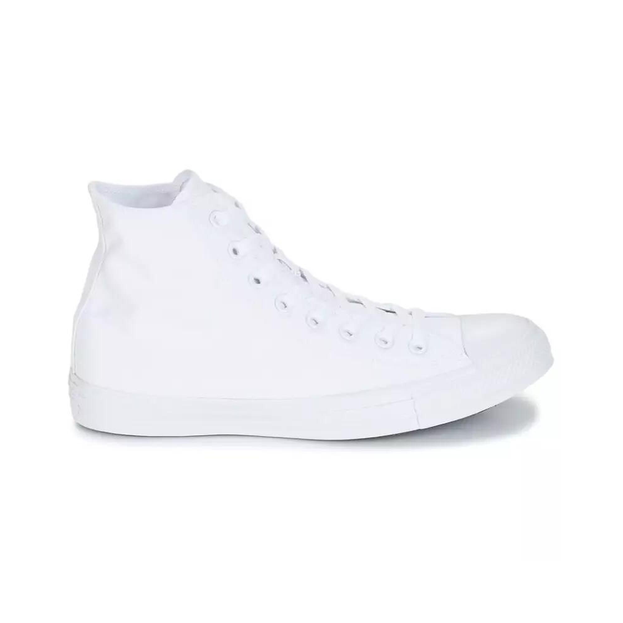 Converse - Baskets Femme Baskets Converse Ctas Hi Mono Toile Blanc Blanc Converse - Baskets - Blanc - 35 - Decathlon