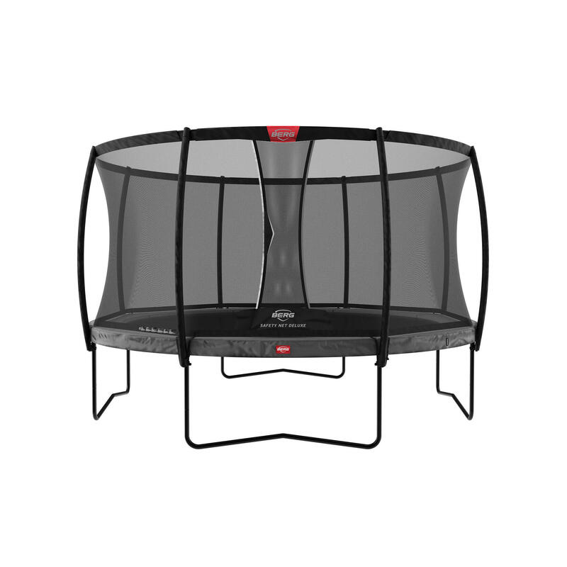 BERG Champion Regular 430 Gris + Filet de sécurité Deluxe