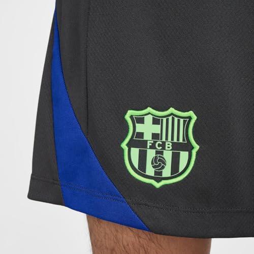 Pantaloncini Nike FC Barcelona Dri-FIT uomo, Antracite/Old Royal/Lime Blast, XS 5/6