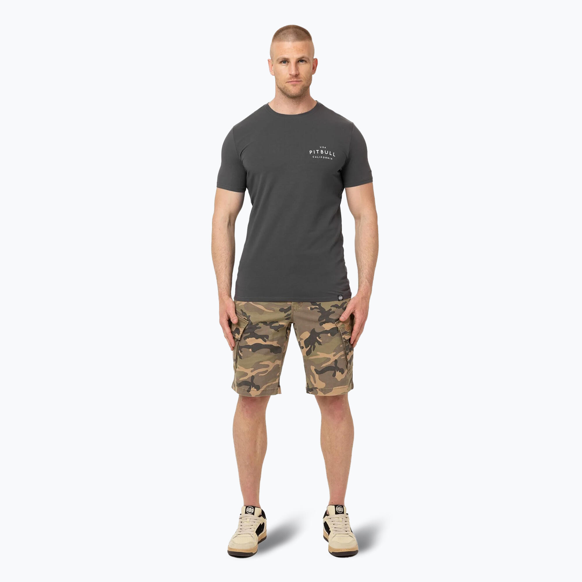 T-shirt homme Pitbull USA CAL 2/5