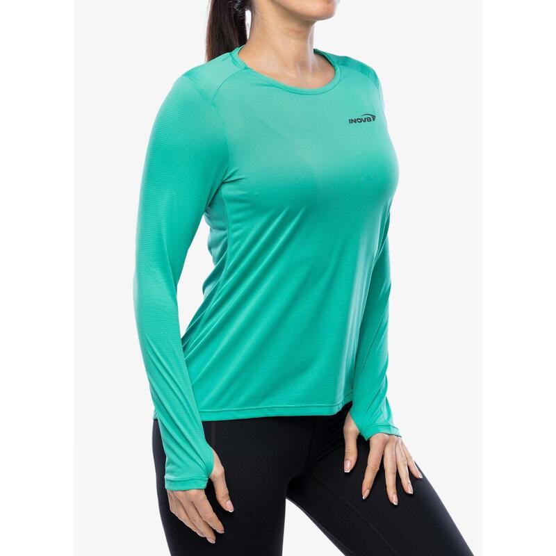 Bluză cu mâneci lungi pentru alergare damă Inov-8 Performance