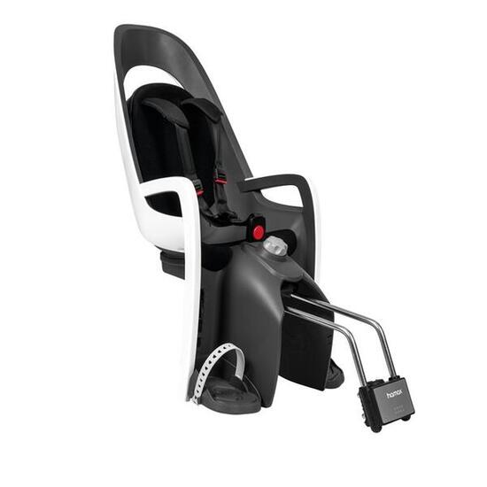 Hamax Kindersitz Caress grau/weiß/schwarz, Befest. Rahmenrohr