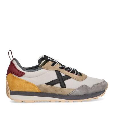 Deportivas Casual Hombre Suela Plana - Modelo Um Gris