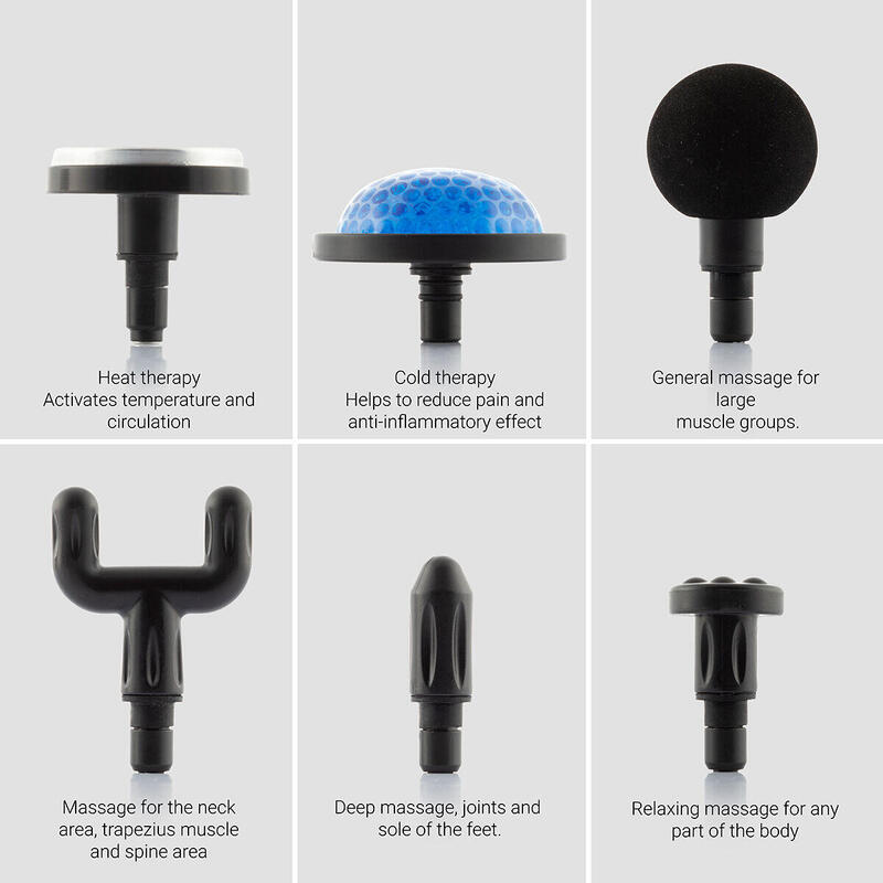Pistolet de Massage Musculaire Chaud et Froid InnovaGoods NA 25 W