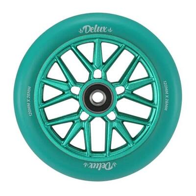 Wielen step - 120 mm - delux - teal/teal - blunt scooters