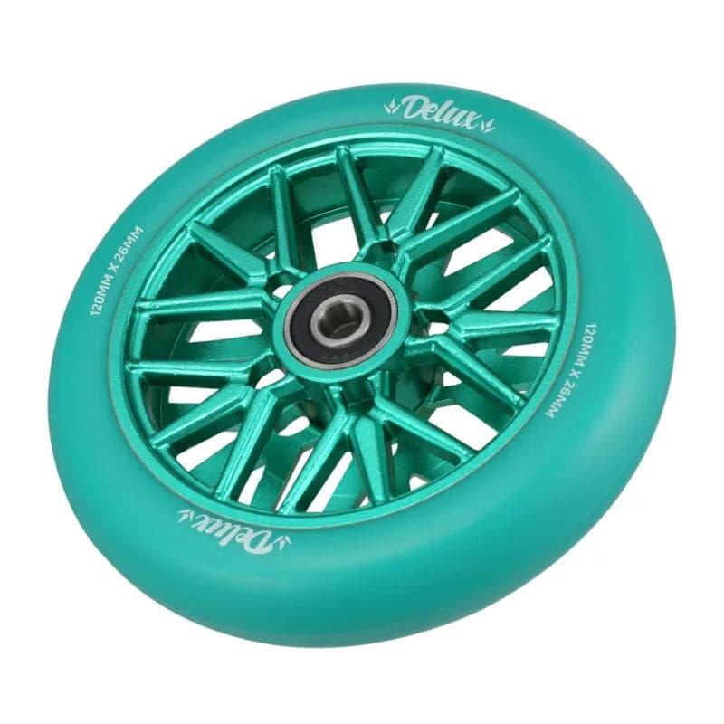 Roues Trottinette - 120 mm - Delux - Teal/Teal - Blunt Scooters 2/2