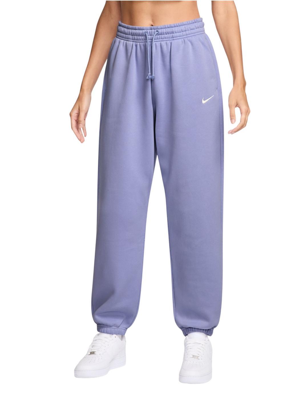 NIKE Pantalón para Mujer Nike Fleece Morado