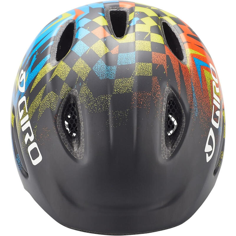 Kask Dziecięcy Giro Scamp Matte Black Check Fade - XS (45-49 cm)