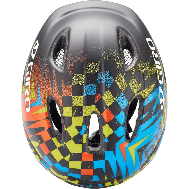 Kask Dziecięcy Giro Scamp Matte Black Check Fade - XS (45-49 cm)