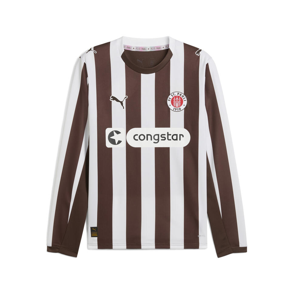 Męska koszulka domowa FC St. Pauli 25/26 z długim rękawem PUMA