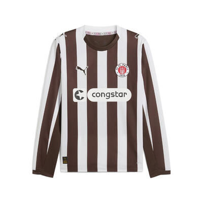 FC St. Pauli 25/26 Langarm-Heimtrikot Herren PUMA Espresso Brown White