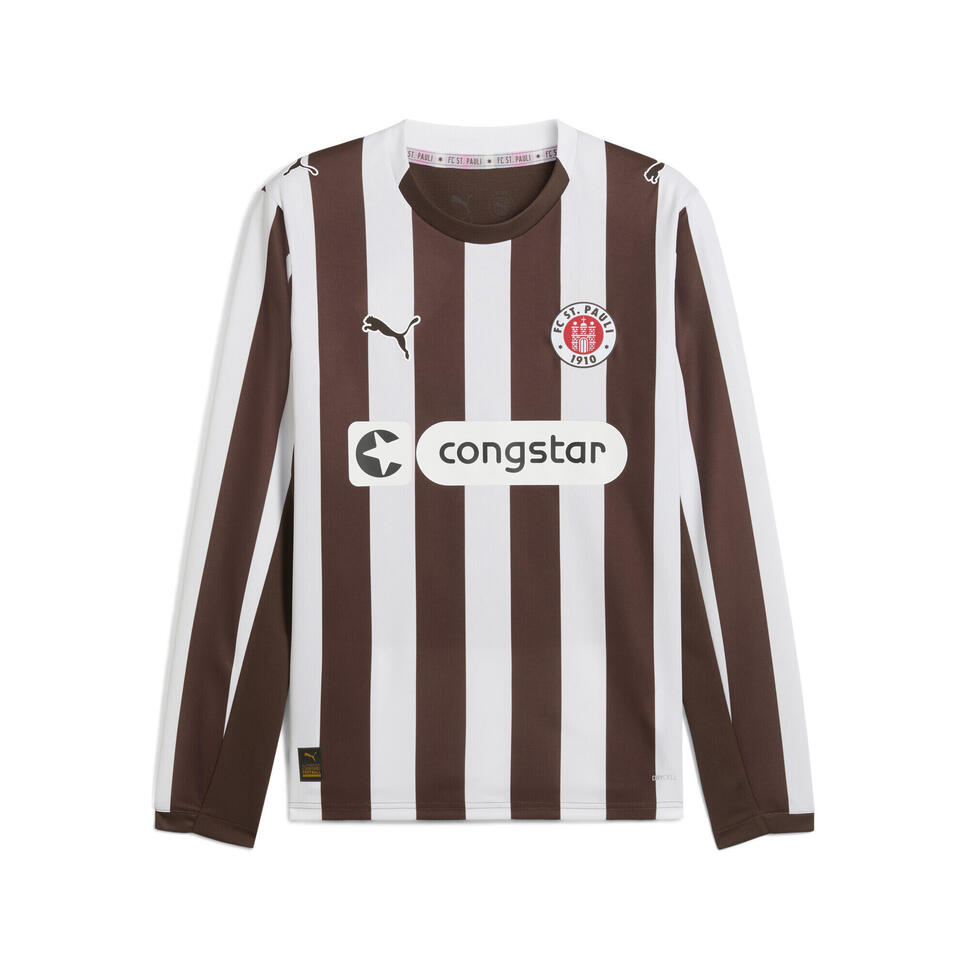 Męska koszulka domowa FC St. Pauli 25/26 z długim rękawem PUMA